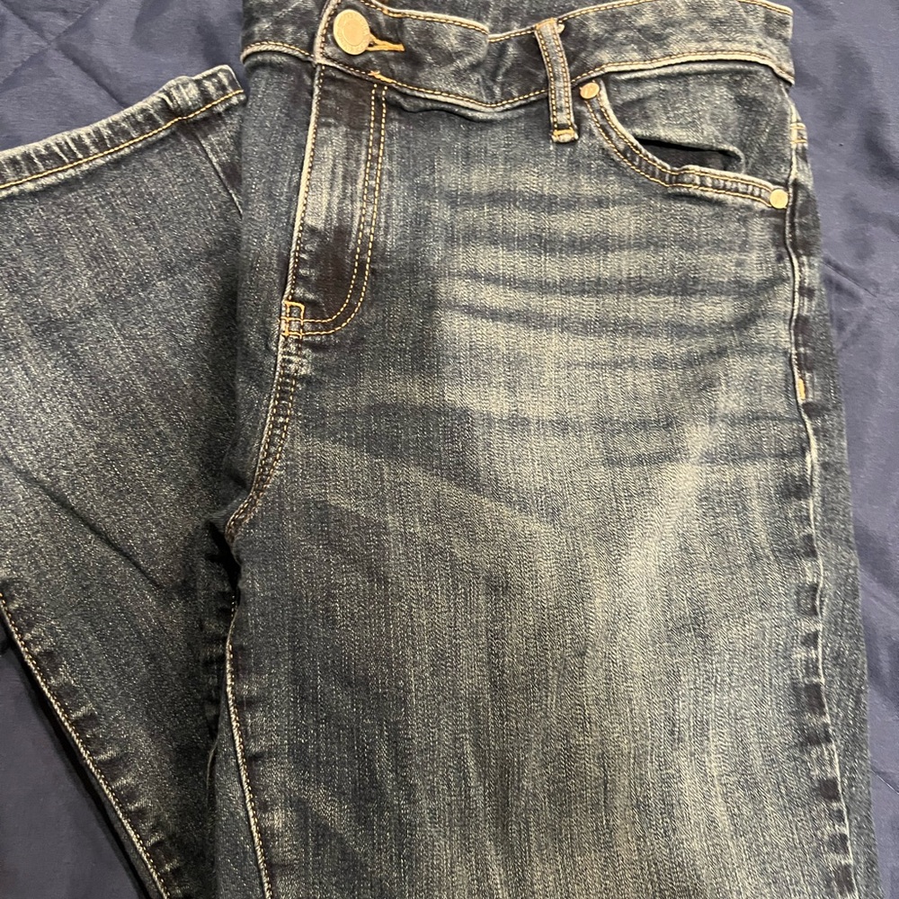 Simply Vera Vera Wang Dark Blue Straight Jeans Size 18